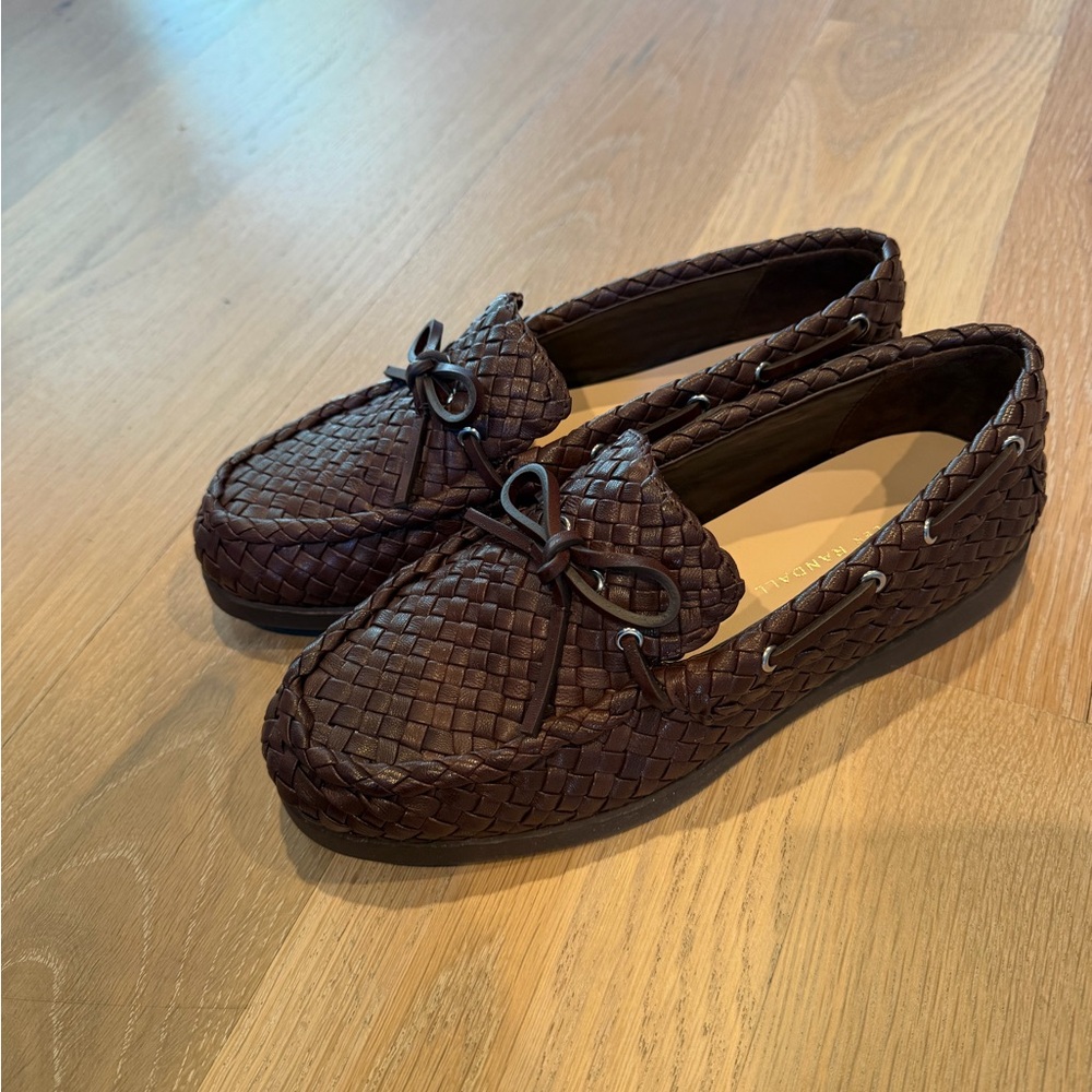 Loeffler Randall Minnie Women’s Brown Loafers-fits size 6.5 - Picture 4 of 6